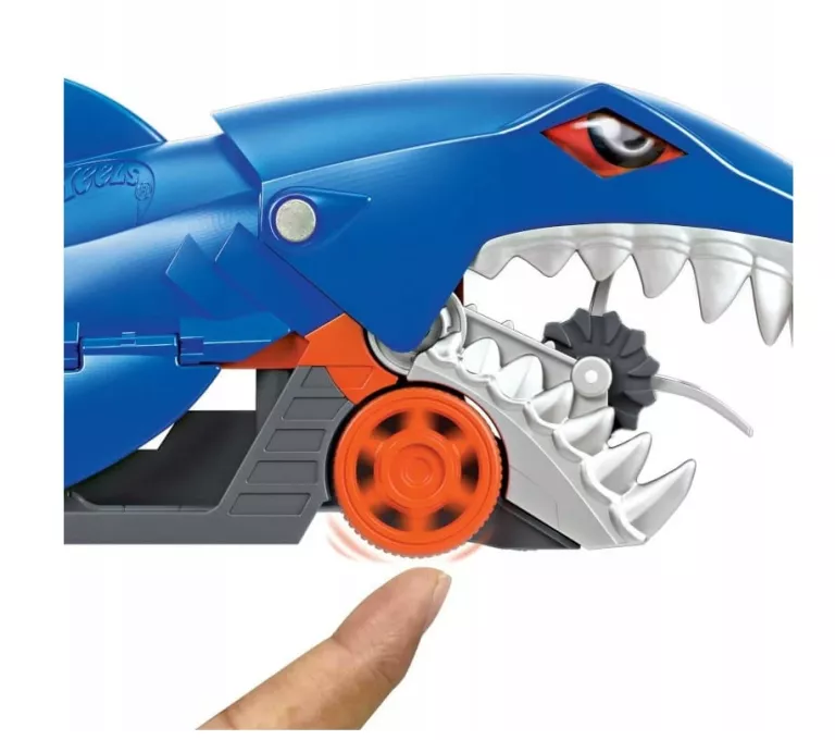 HOT WHEELS CITY SHARK CHOMP TRANSPORTER Z ANGIELSKIM GVG36
