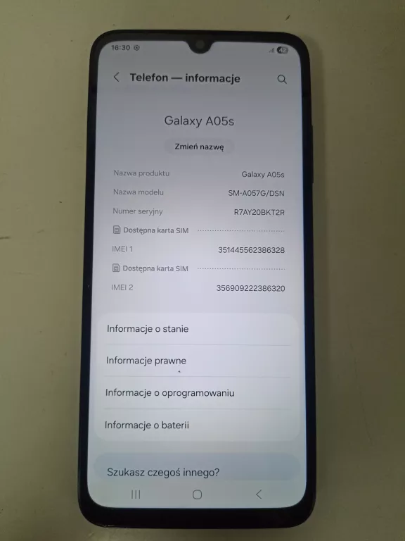 SAMSUNG GALAXY A05S 4/64GB