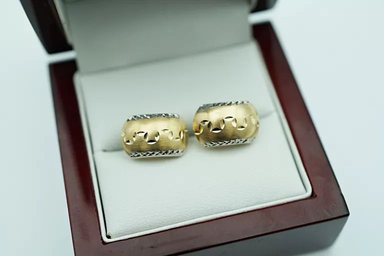 ZŁOTE KOLCZYKI 333/2G/ANGIELSKI