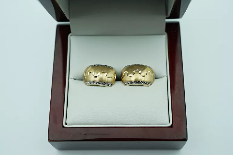 ZŁOTE KOLCZYKI 333/2G/ANGIELSKI