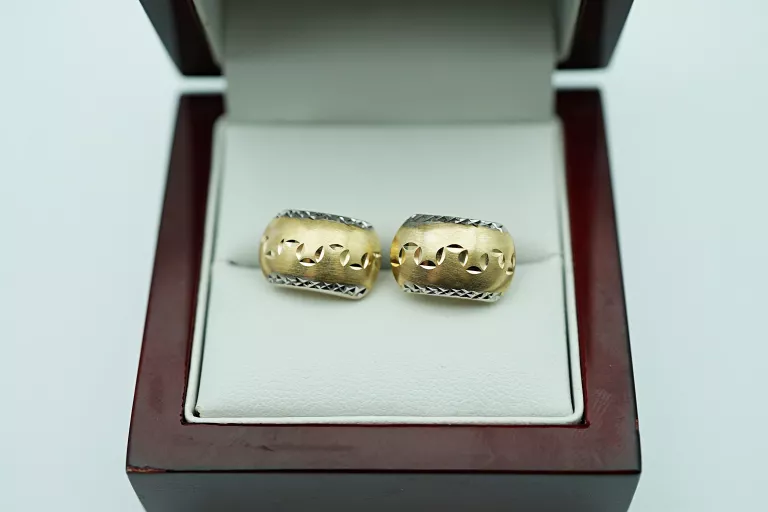 ZŁOTE KOLCZYKI 333/2G/ANGIELSKI