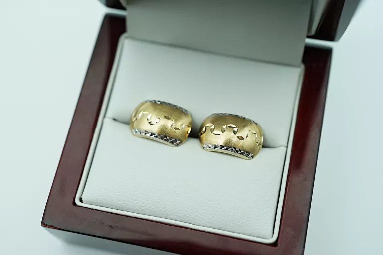 ZŁOTE KOLCZYKI 333/2G/ANGIELSKI