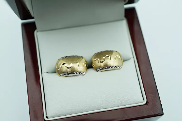ZŁOTE KOLCZYKI 333/2G/ANGIELSKI