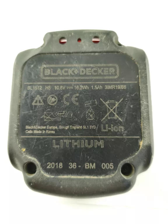 WKRĘTARKA AKUMULATOROWA 10,8V BLACK+DECKER +2AKU+ŁAD
