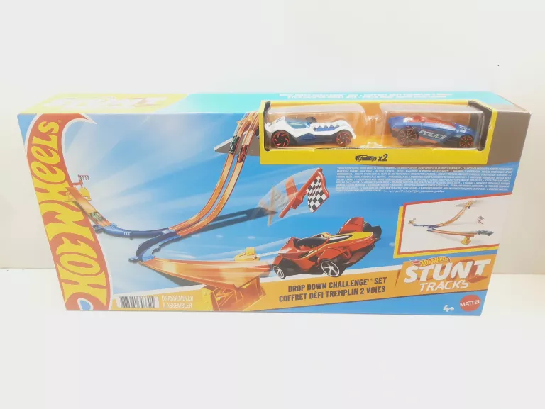 TOR SAMOCHODOWY MATTEL HOT WHEELS PODWÓJNY ZJAZD