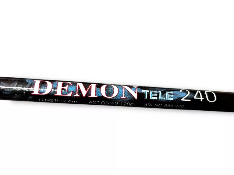 WĘDKA DEMON TELE 240 — 240 CM / 80–120 G / 7-CZĘŚCIOWA