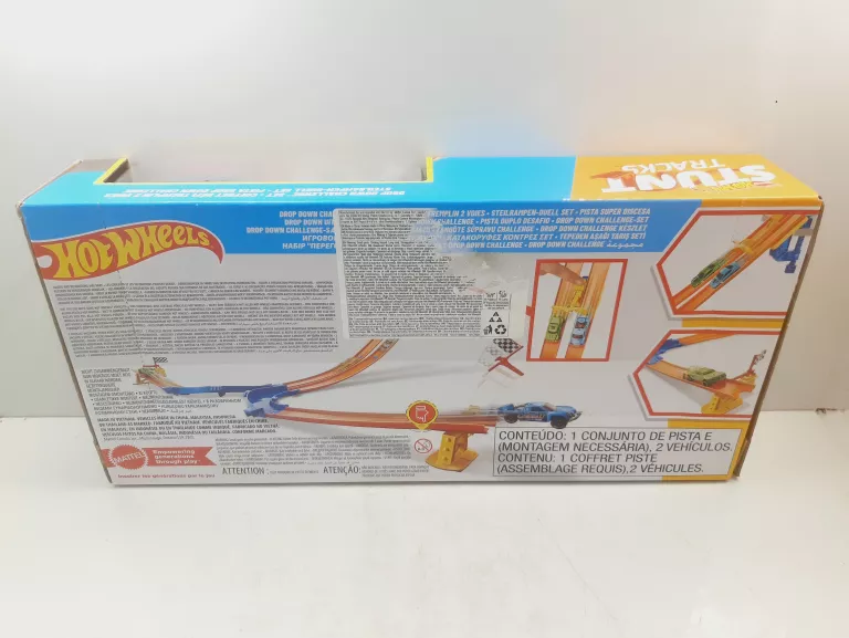 TOR SAMOCHODOWY MATTEL HOT WHEELS PODWÓJNY ZJAZD