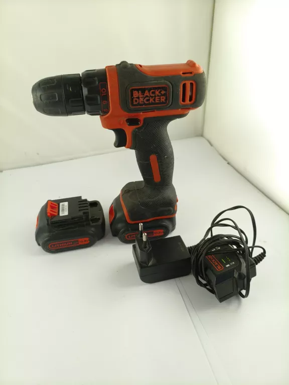 WKRĘTARKA AKUMULATOROWA 10,8V BLACK+DECKER +2AKU+ŁAD