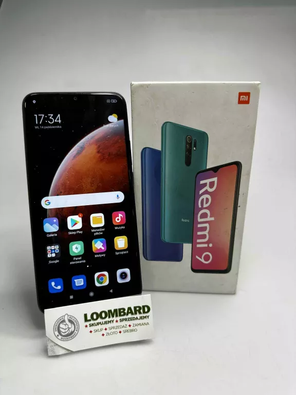 TELEFON XIAOMI REDMI 9 4/64GB +PUD