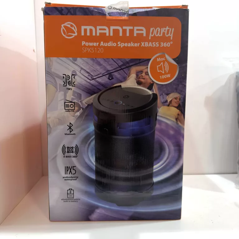 GŁOŚNIK PRZENOŚNY MANTA SPK5120
