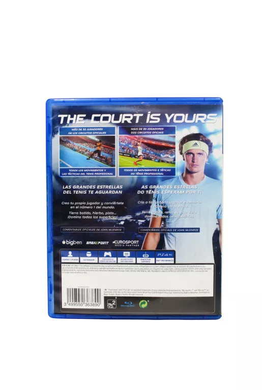 PS4 TENNIS WORLD TOUR