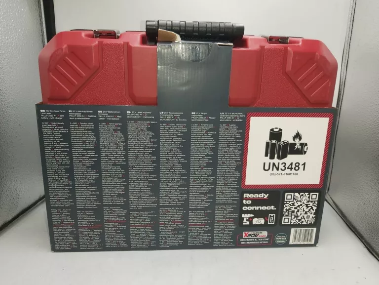 LASER KRZYŻOWY PARKSIDE 3 × 360°, 20 V, 2 AH, PKLLP 3360 A1 KOMPLET