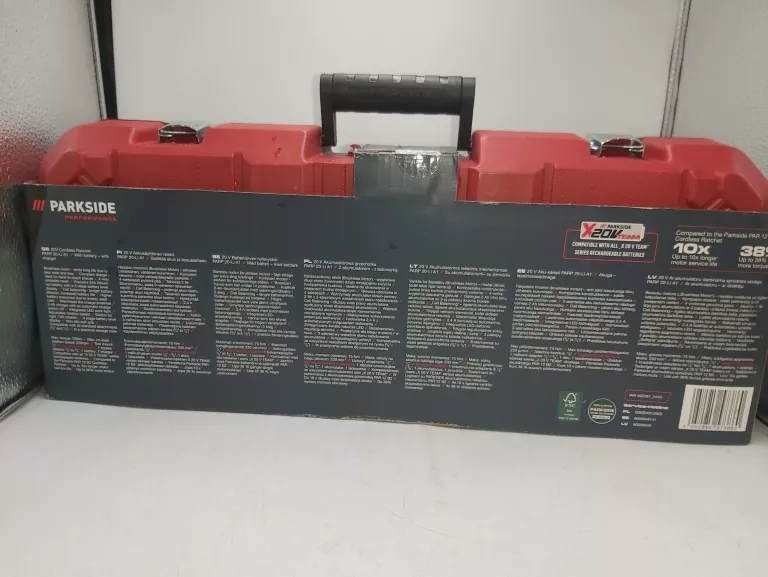 KLUCZ GRZECHOTKA AKUMULATOROWA PARKSIDE PARP 20-LI A1 20V KOMPLET