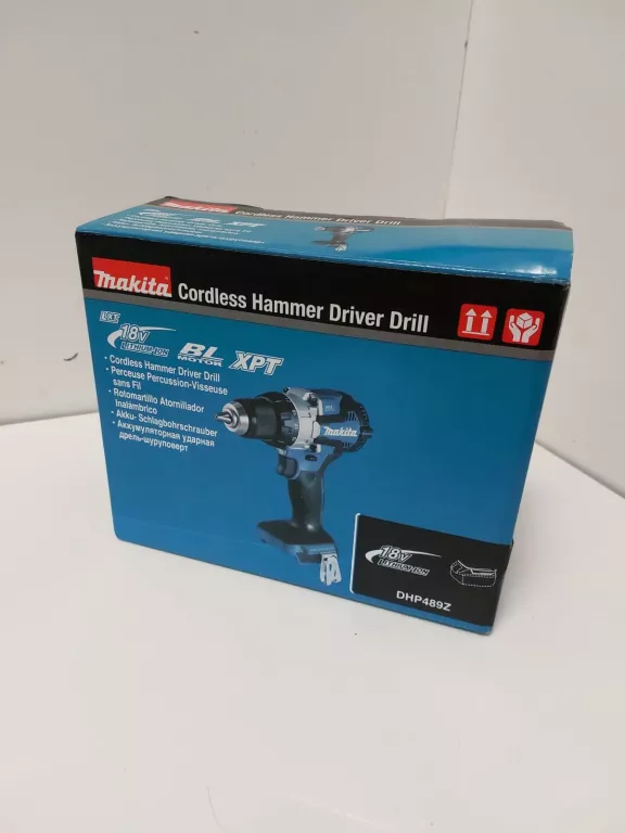 WKRETRKA MAKITA DHP489 PUDEŁKO