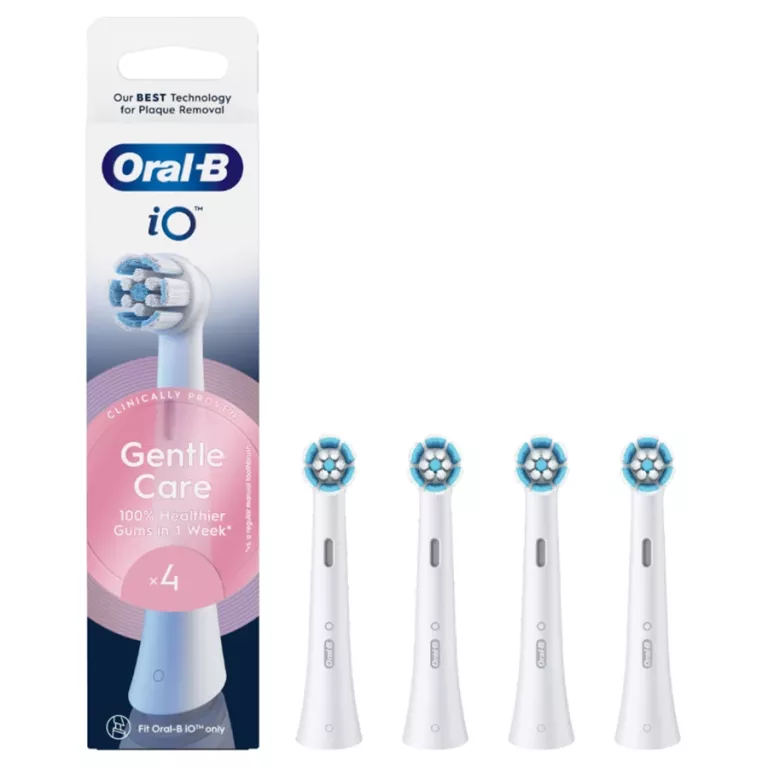 KOŃCÓWKI SZCZOTECZEK ORAL-B IO GENTLE CARE 4 SZTUKI