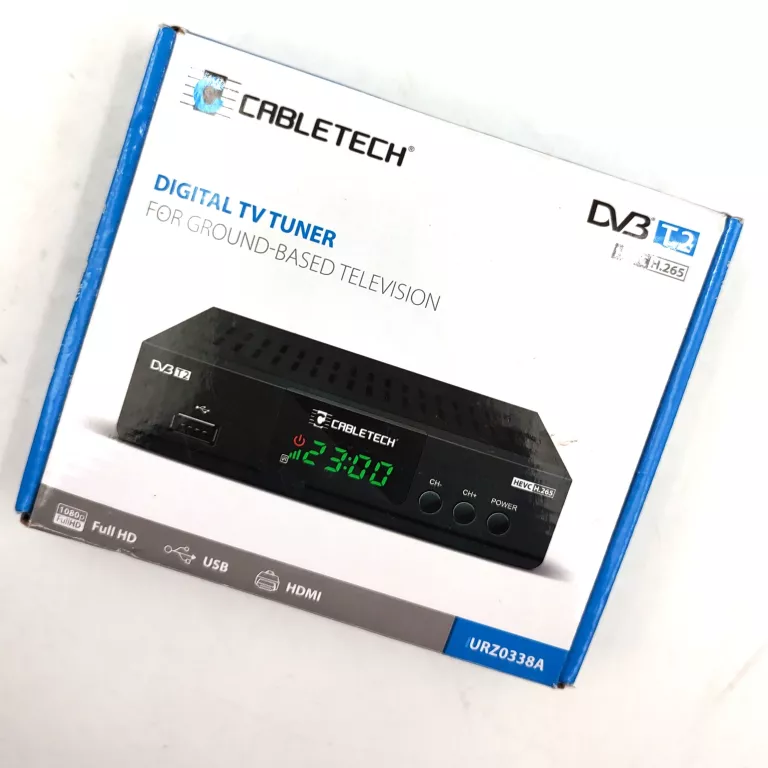 DEKODER DVB-T 2 CABLETECH PILOT + PUD