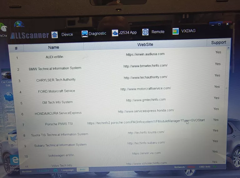 DIAGNOSKOP, PROGRAMATOR VXDIAG ALLSCANNER