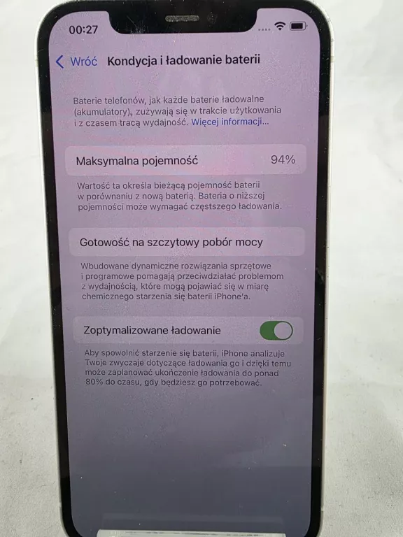 TELEFON IPHONE 12 128GB B:94%