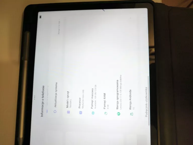 TABLET LENOVO TAB M11 10.95" 4/128 GB WI-FI SZARY + RYSIK