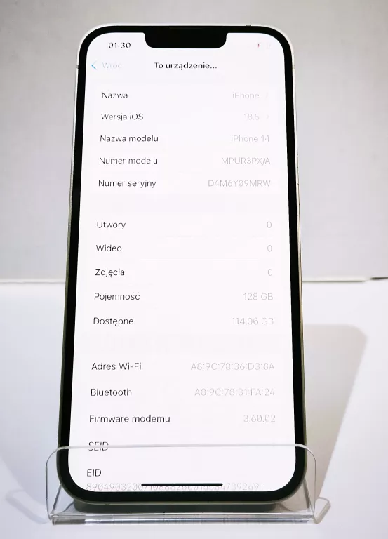TELEFON APPLE IPHONE 14 6 GB/128 GB 85%
