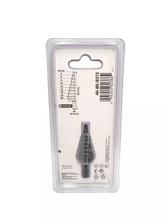 WIERTŁO STOPNIOWE KOBALTOWE DO METALU 4-20MM MILWAUKEE 48899372