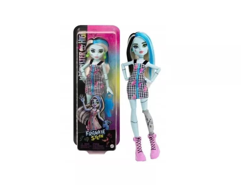 MATTEL MONSTER HIGH LALKA MODOWA - FRANKIE STEIN 27CM