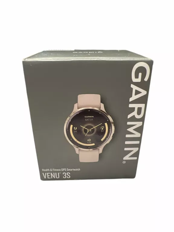SMARTWATCH ZEGAREK SPORTOWY GARMIN VENU 3S GPS HEALTH FITNESS BEŻOWY