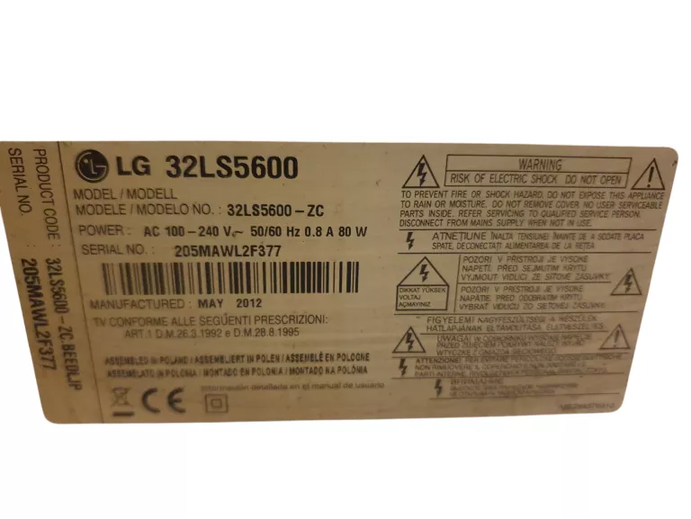 TELEWIZOR LG 42LS5600