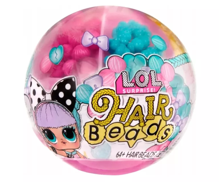 LOL SURPRISE HAIR BEADS – KULA LALECZKA Z KORALIKAMI DO WŁOSÓW 1205