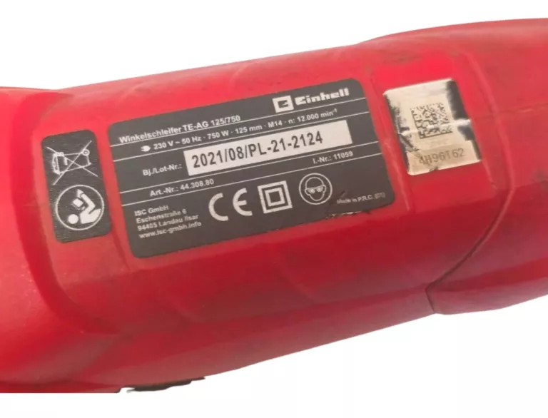 SZLIFIERKA SIECIOWA EINHELL TE-AG 125/750