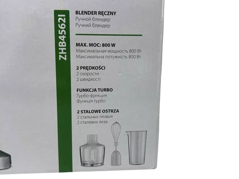 BLENDER RĘCZNY ZELMER ZHB4562L 800W