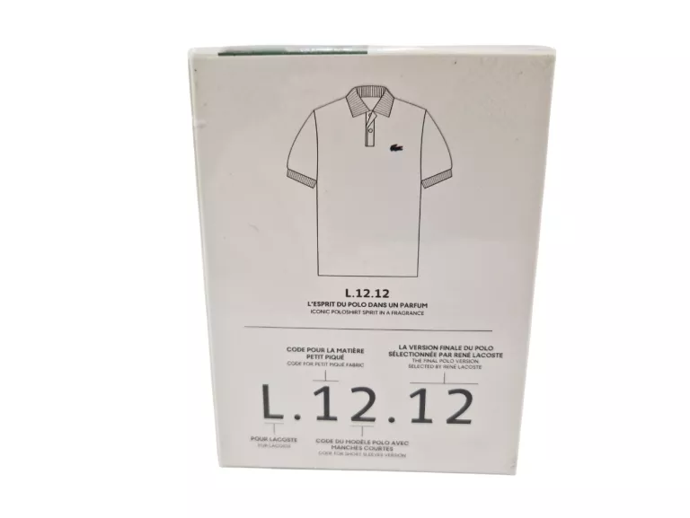 WODA TOALETOWA | LACOSTE L.12.12 BLANC EAU INTENSE | 100ML EDT