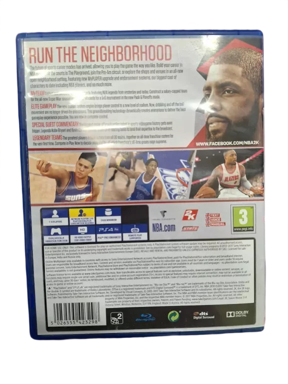 GRA NA PS4 NBA 2K18