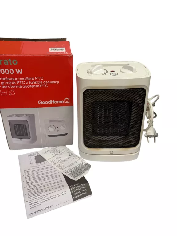 TERMOWENTYLATOR OSCYLACYJNY GOODHOME 2000 W GW OKAZJA!!
