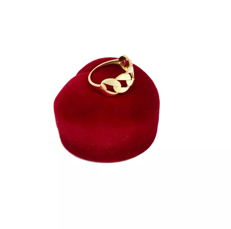 PIĘKNY ZŁOTY PIERŚCIONEK 1,47G 585 R.15