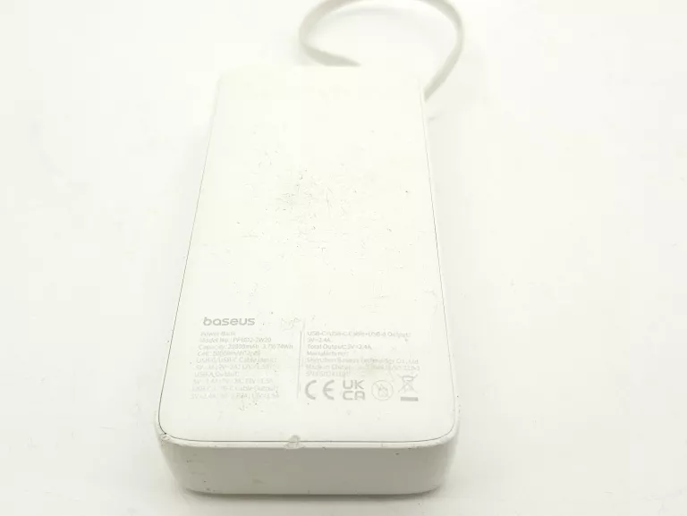 POWERBANK BAUSES BIAŁY 20000MAH
