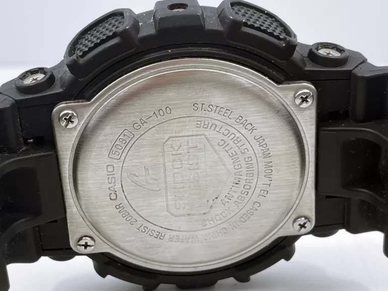 ZEGAREK MĘSKI CASIO GA-100 5081 CZARNY G-SHOCK