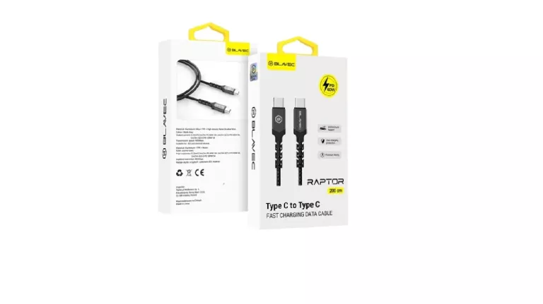 KABEL BLAVEC USB TYP C - USB TYP C 2 M CZARNY