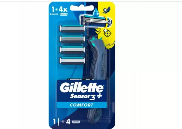 MASZYNKA DO GOLENIA SENSOR 3+ COMFORT + WKŁADY GILLETTE