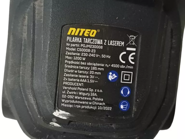 PILARKA NITEO 1200W