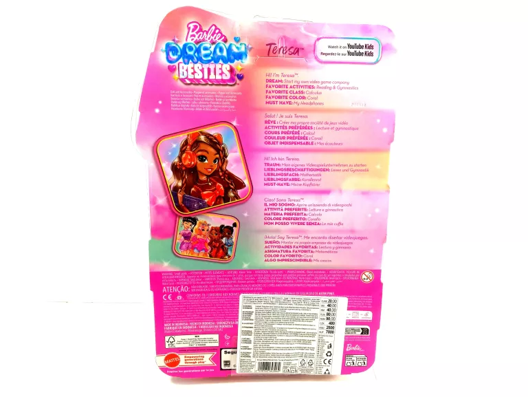 BARBIE DREAM BESTIES LALKA TERESA MATTEL HYC23