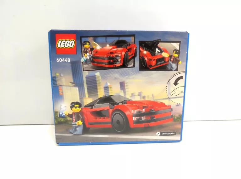 LEGO CITY - CZERWONY SAMOCHÓD SPORTOWY 60448