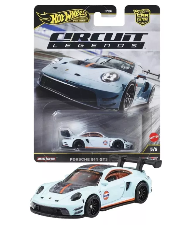 HOT WHEELS PREMIUM CAR CULTURE CIRCUIT LEGENDS PORSCHE 911 GT3 R (992)