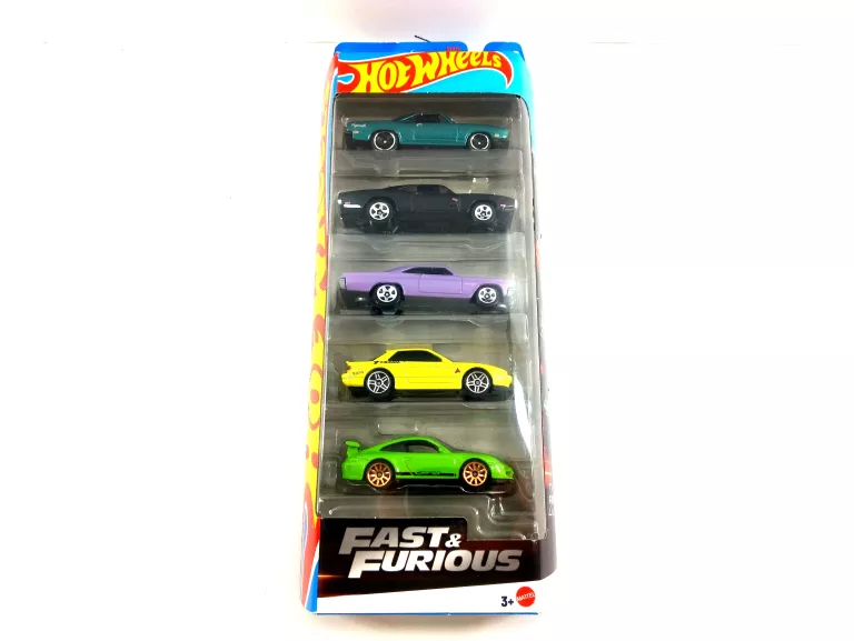 ZESTAW SAMOCHODZIKÓW HOTWHEELS FAST&FURIOUS