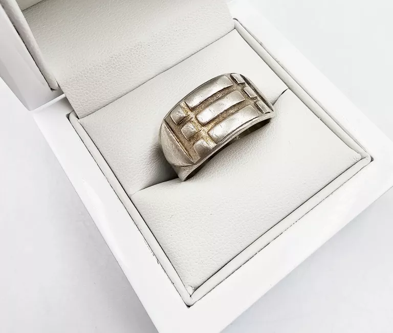 SREBRNY PIERŚCIEŃ ATLANTÓW 7.83GR, P.925