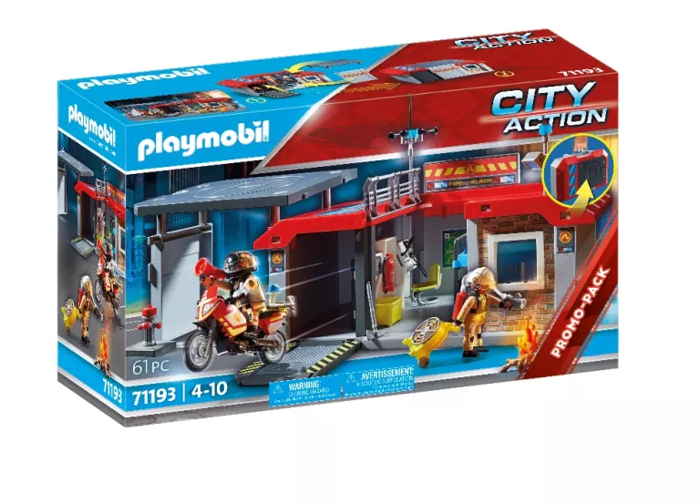 PLAYMOBIL 71193 REMIZA STRAŻACKA