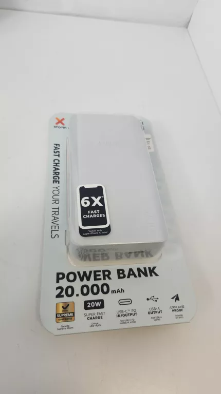 POWERBANK XTORM 20000 MAH SZARY