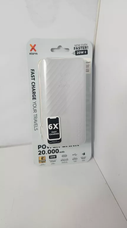 POWERBANK XTORM 20000 MAH SZARY