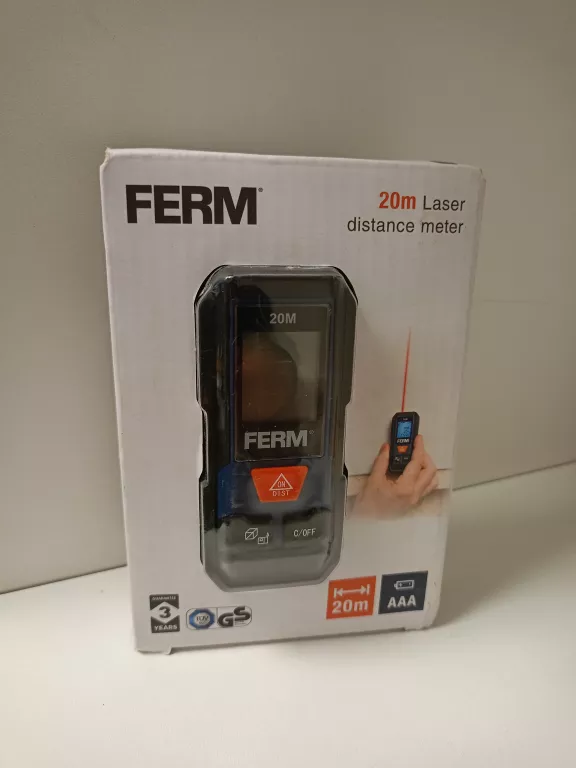 PROFESJONALNY PRECYZYJNY DALMIERZ LASEROWY 20M FERM LDM1002