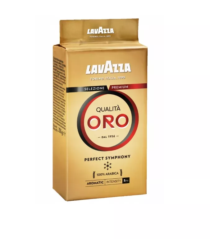 KAWA MIELONA LAVAZZA QUALITA ORO 250G KAWA PALONA 100% ARABICA ORYGINALNA